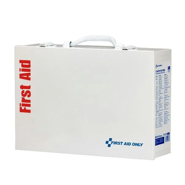 2 Shelf First Aid ANSI 2015 Class B  Metal Cabinet, with Meds