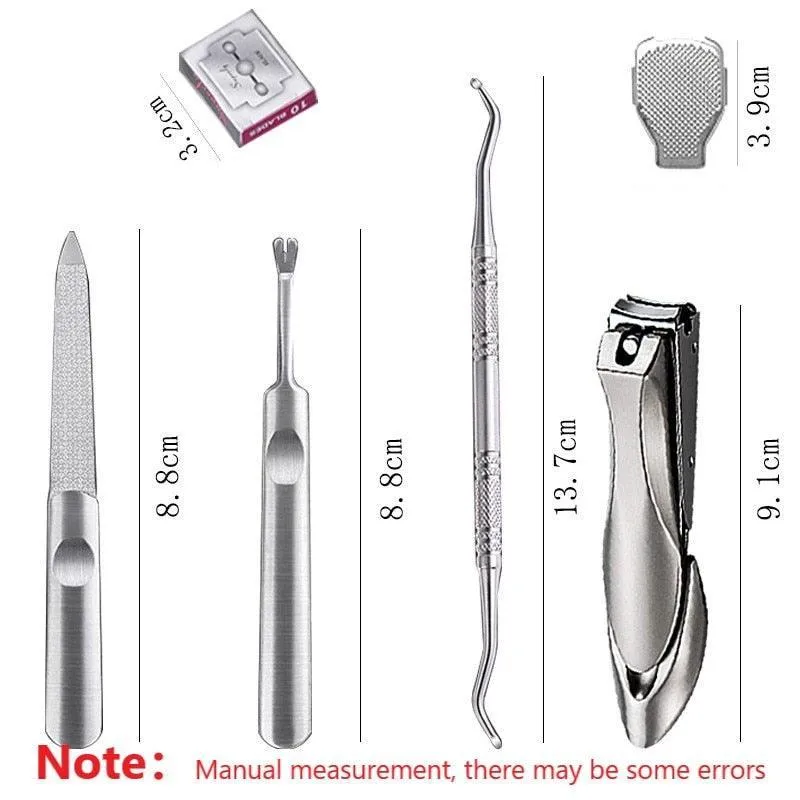 8 pcs Manicure Cutters Nail Clipper Set Household
