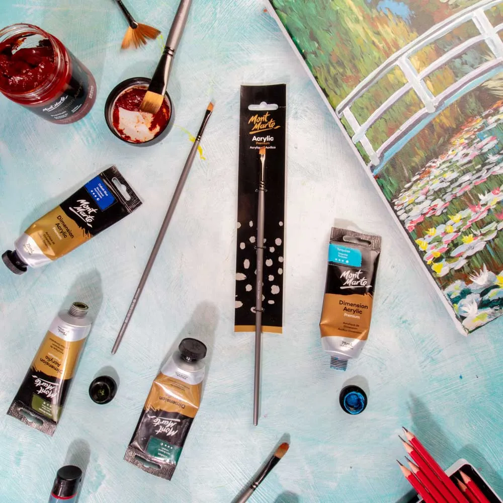 Artist Brush Premium Taklon Angle 6
