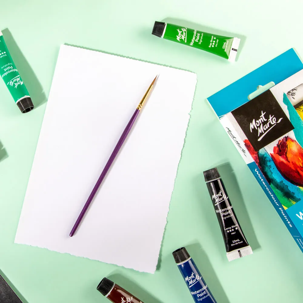 Artist Watercolour Brush Premium Sable Round 2