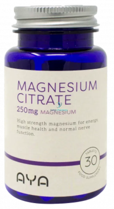 AYA Magnesium Citrate 250mg - 30 Tabs