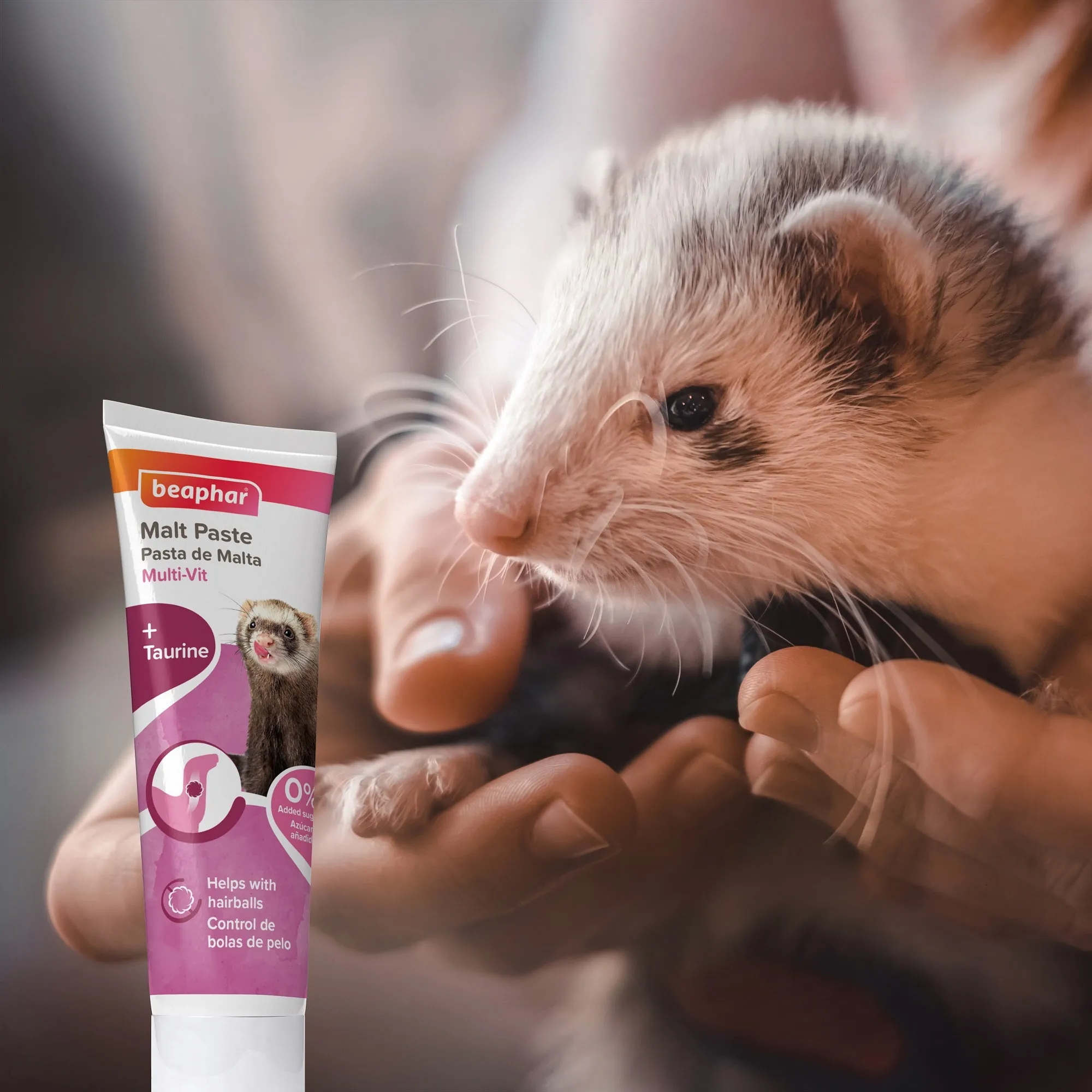 Beaphar | Small Pet Healthcare | Ferret Supplement | Vitamin & Malt Paste - 100g