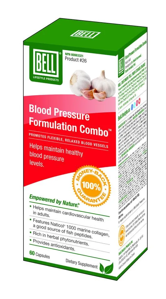 Bell Blood Pressure Formulation (700mg) (60 Capsules)