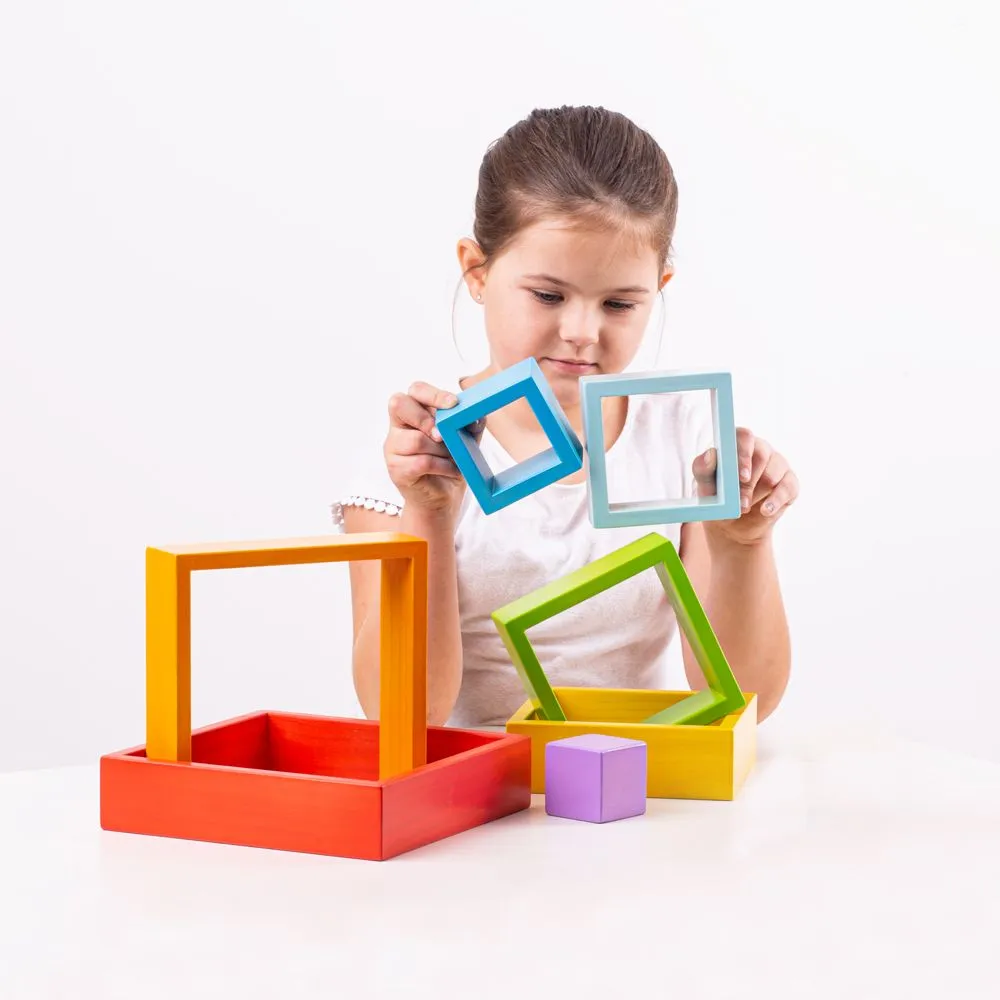 Big Jigs Wooden Stacking Squares