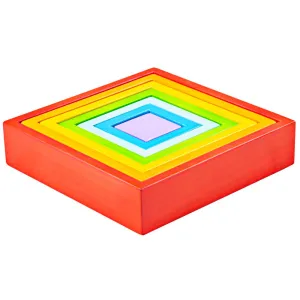 Big Jigs Wooden Stacking Squares
