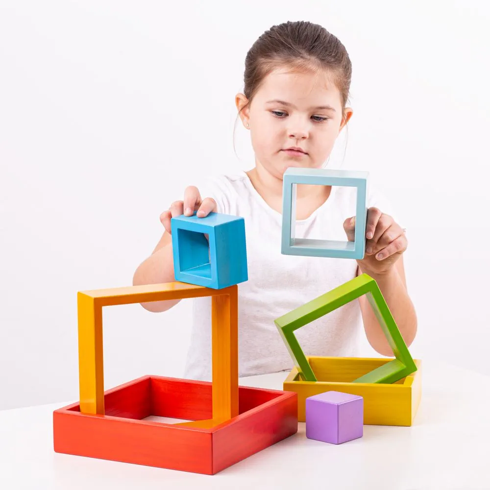 Big Jigs Wooden Stacking Squares