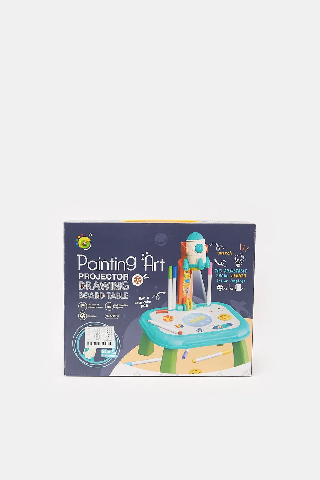 Blue Painting Art Projector Drawing Board Table