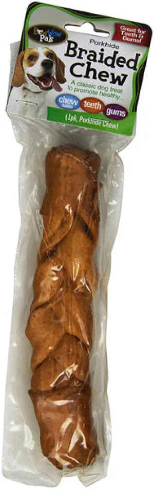 BOW WOW - Porkhide Braided Chew - 1 Pack
