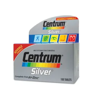 Centrum Advance Formula Silver Multivitamin & Multimineral 100 Tablets