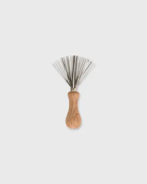 Comb and Brush Cleaner in Oiled Beechwood/Wire