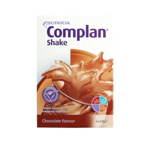 Complan Shake Chocolate Flavour Sachets 4 x 57g (A)