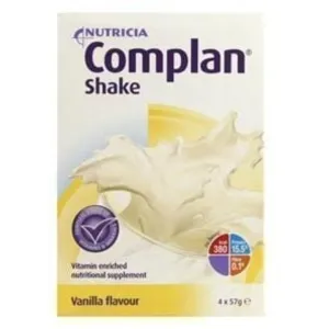 Complan Shake Vanilla Flavour Sachets 4 x 57g (A)