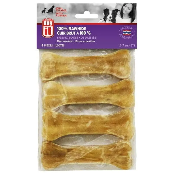 Dogit Pressed Rawhide Bones for Dogs