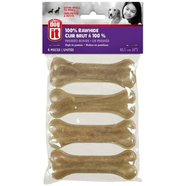 Dogit Pressed Rawhide Bones for Dogs