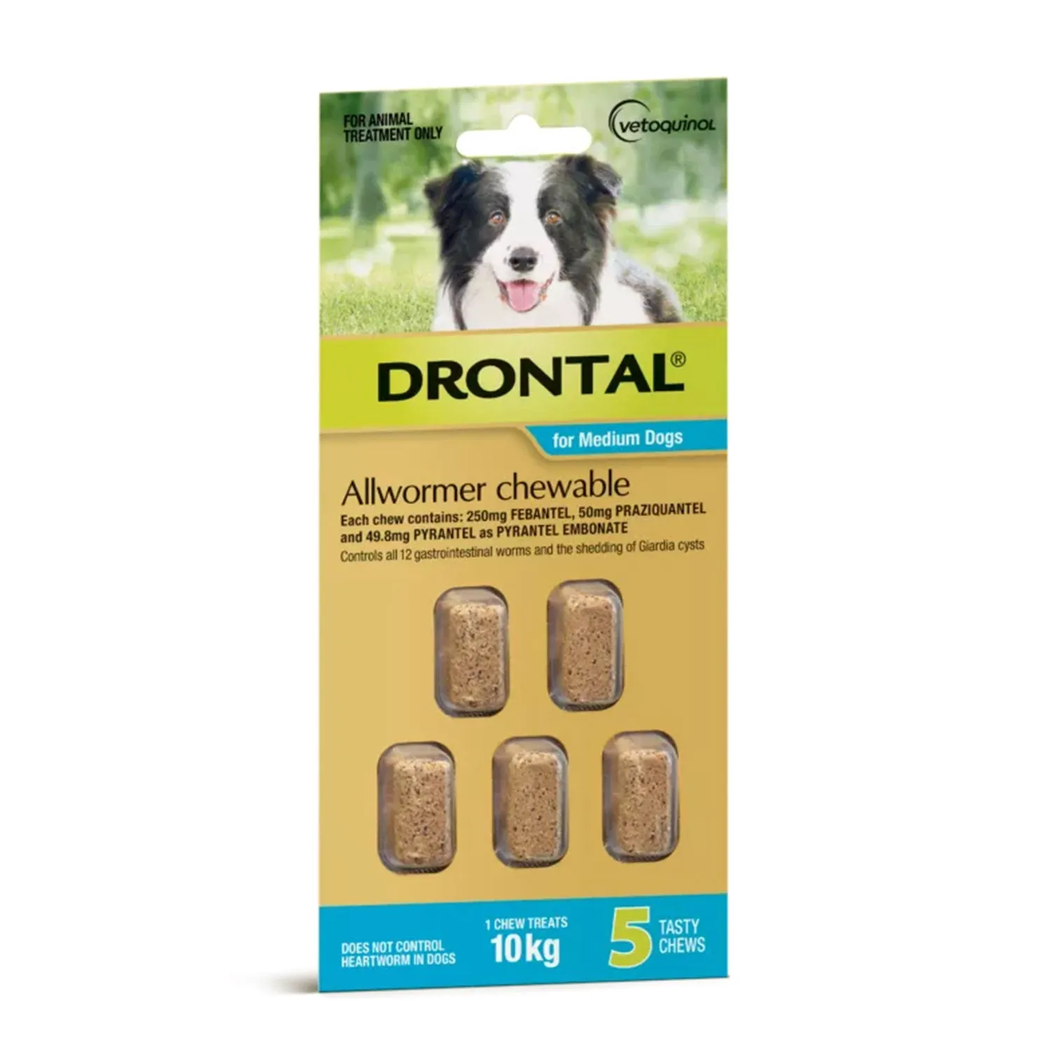 Drontal All Wormer Chewables for Medium Dogs