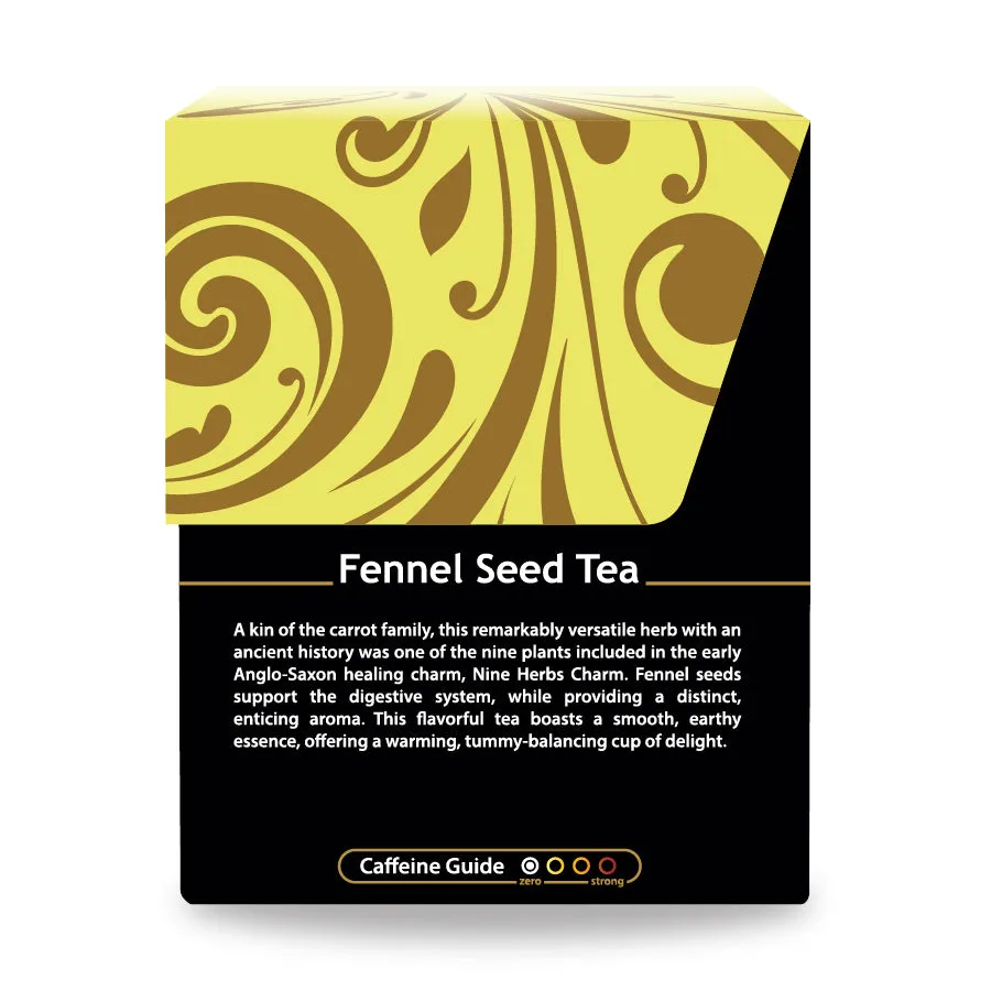 Fennel Seed Tea | Organic - 18 Bleach Free Tea Bags