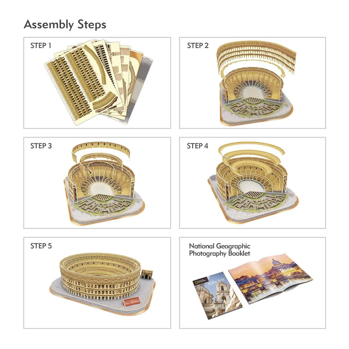 Frank Cubic Fun National Geographic -The Colosseum 3D Puzzle