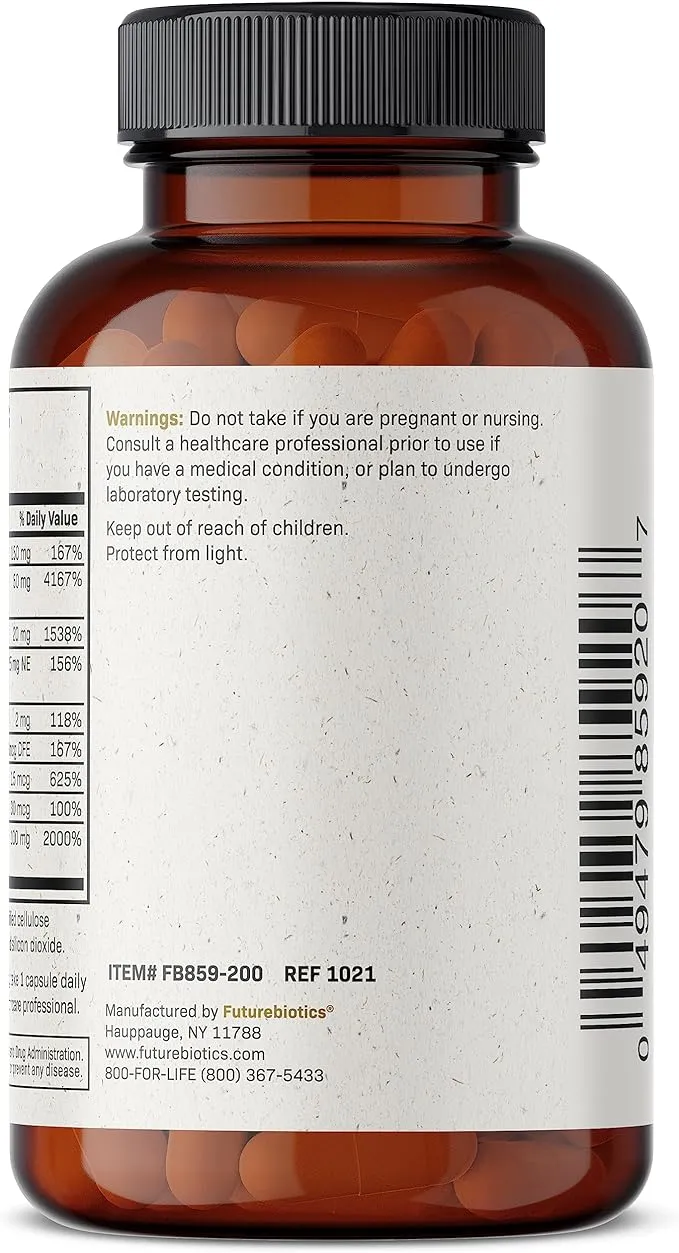 Futurebiotics With Vitamin C B Complex, 200 Capsules