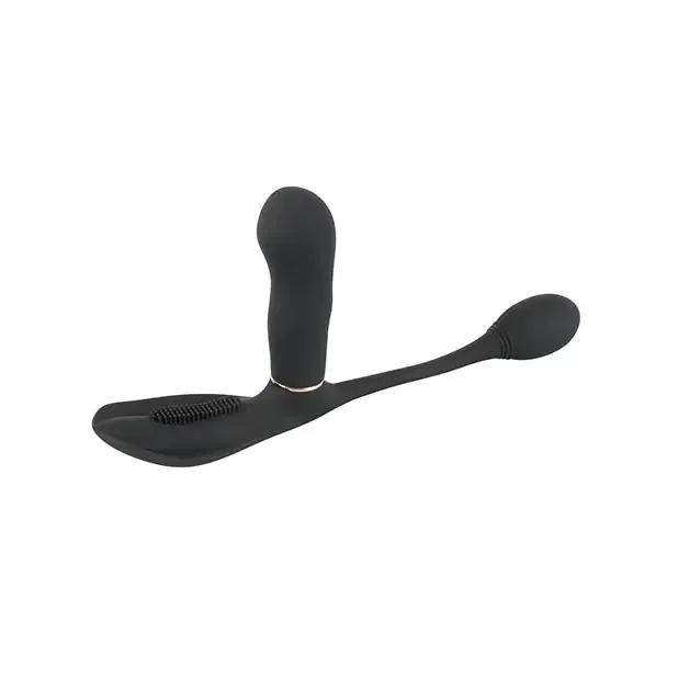 Gogasm Pussy & Ass Vibrator - Black