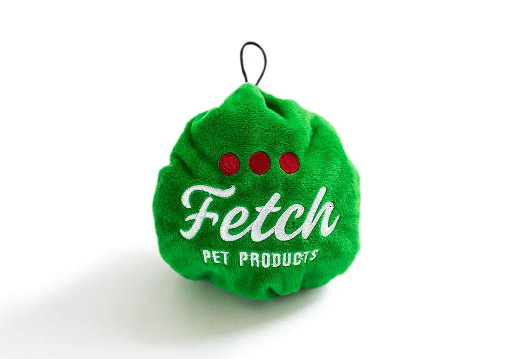 Hatchables Santa: Inside-Out Dog Toy