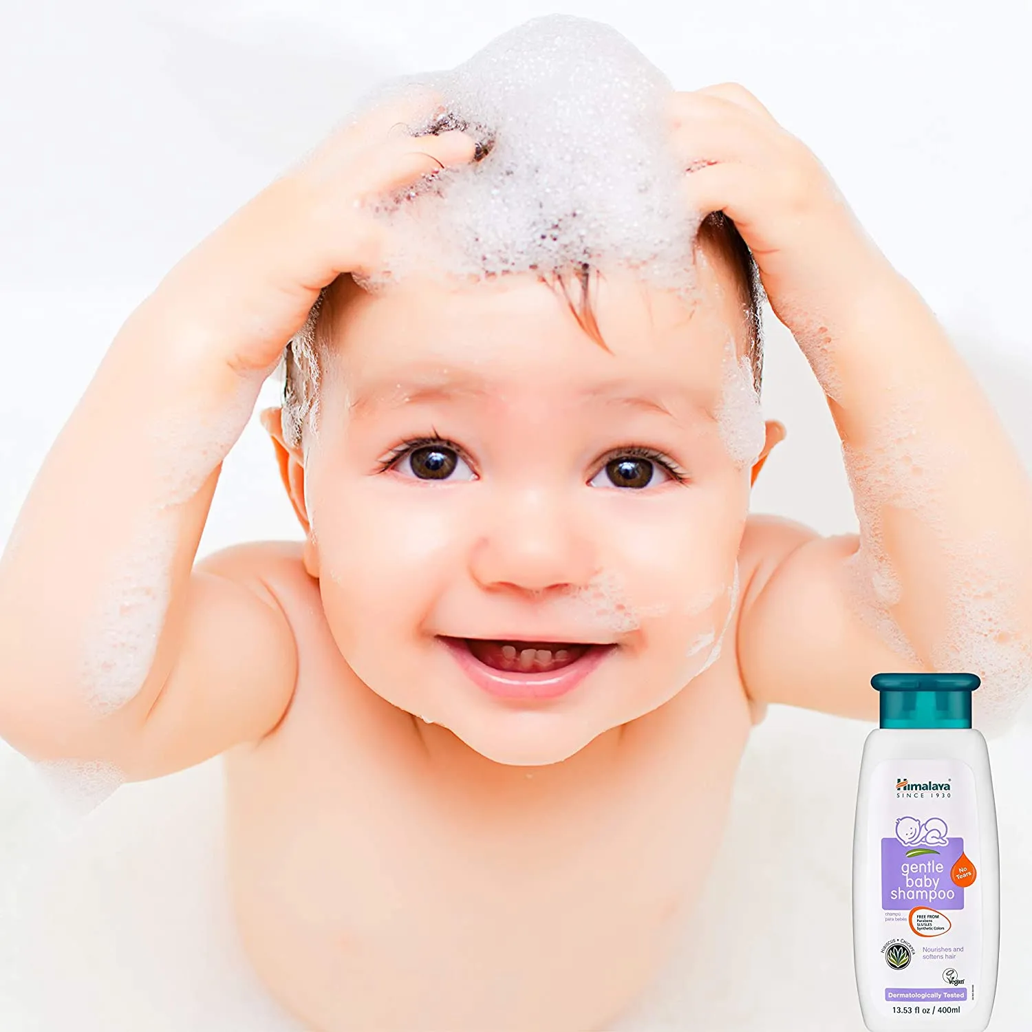 Himalaya Gentle Baby Shampoo for Baby-Soft Hair & Scalp Soothing Moisture, 13.53 oz - 60506950123