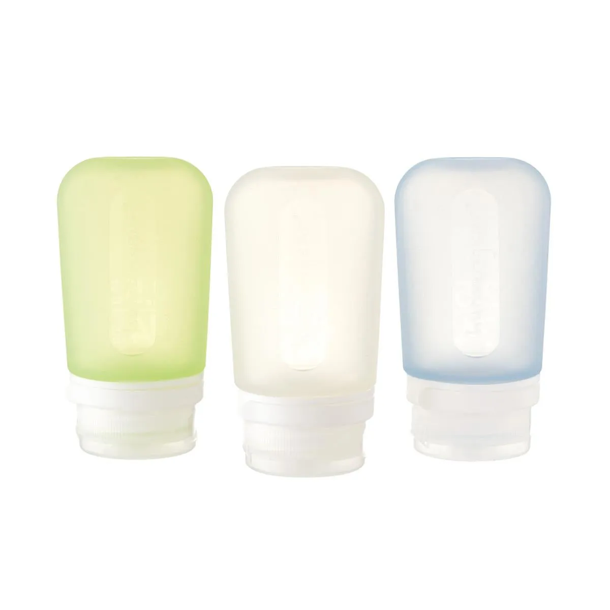 Humangear GoToob 3 Pack Clear Squeeze Tube // Medium
