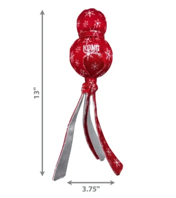 Kong Holiday Wubba Ballistic Dog Toy (Assorted Colours)