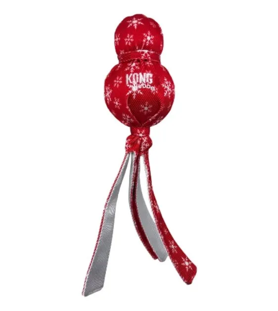 Kong Holiday Wubba Ballistic Dog Toy (Assorted Colours)