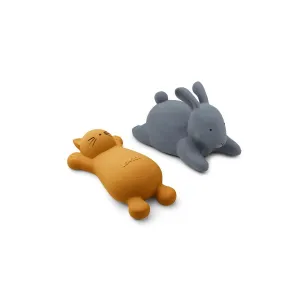 Liewood Vikky Bath Toys Cat Mustard (2 Pack)