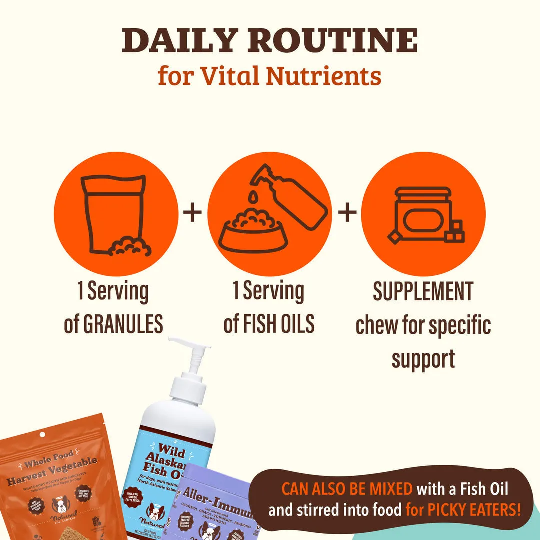 Natural Dog Company Harvest Vegetable Granules Food Topper