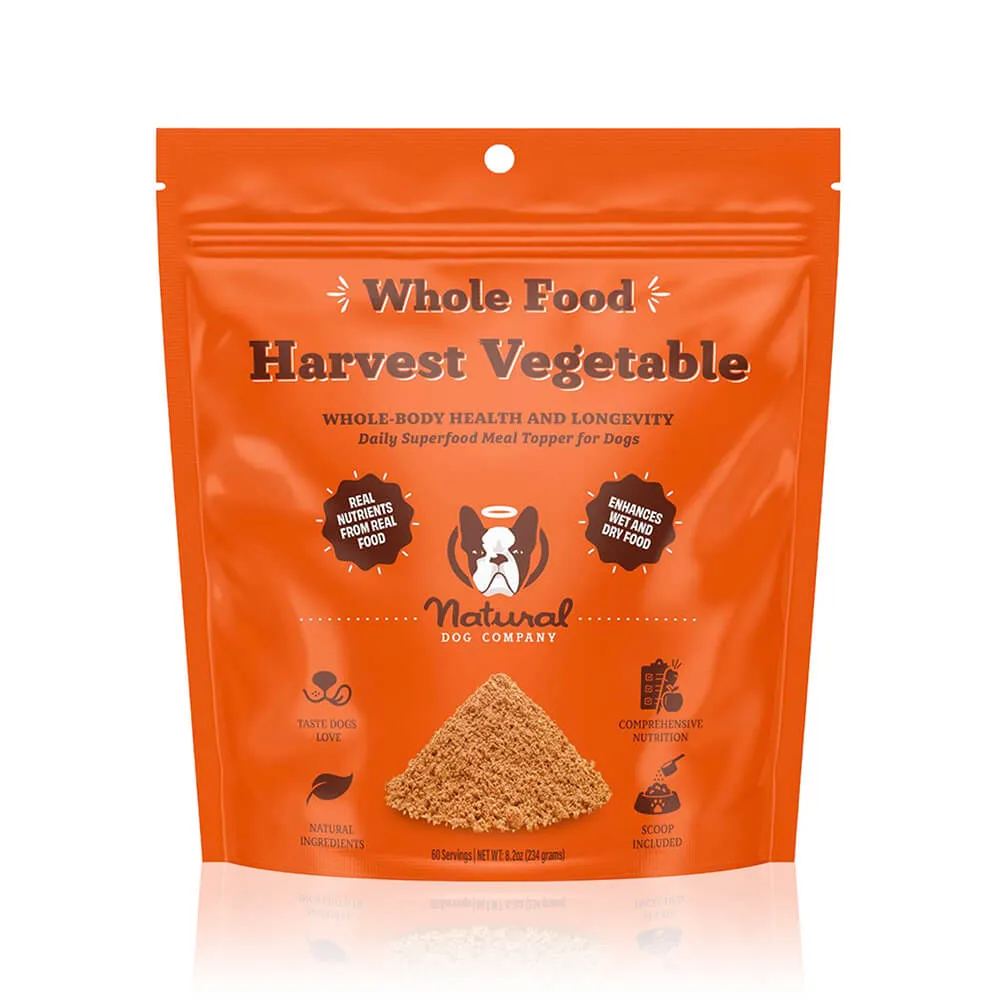 Natural Dog Company Harvest Vegetable Granules Food Topper
