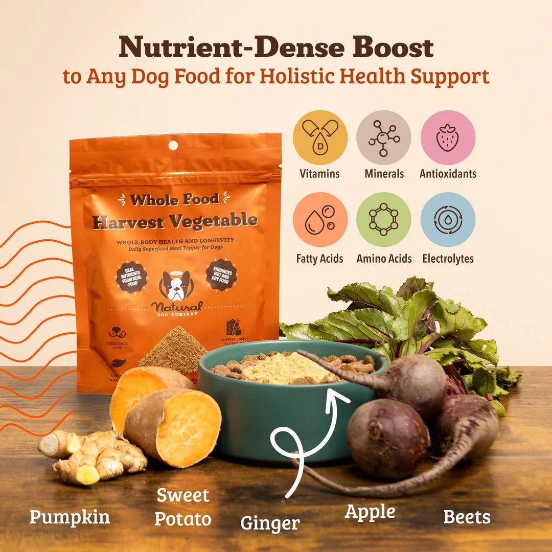 Natural Dog Company Harvest Vegetable Granules Food Topper
