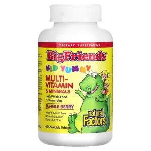 Natural Factors Children's Multivitamin, 60 Chewable Tablets