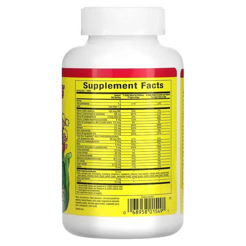 Natural Factors Children's Multivitamin, 60 Chewable Tablets