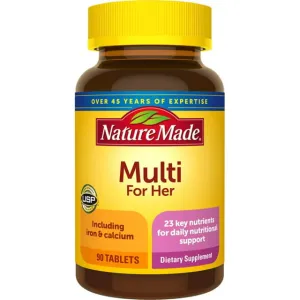 Nature Made Multi For Her 50 Tablets 90ct