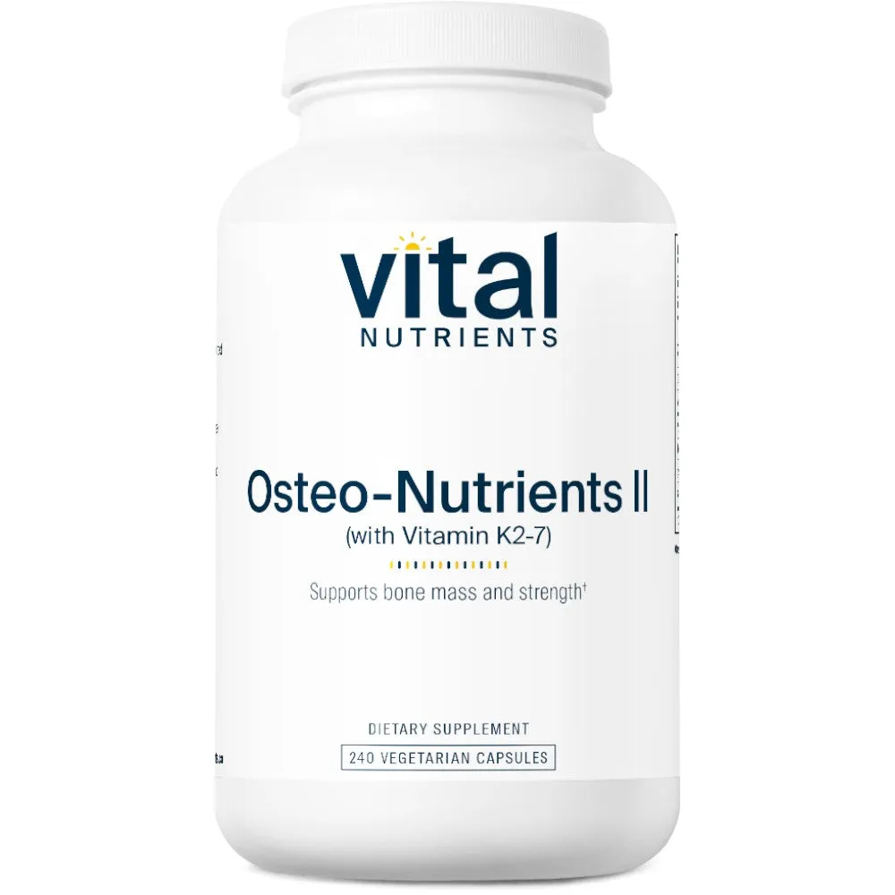 Osteo-Nutrients II 240 caps by Vital Nutrients