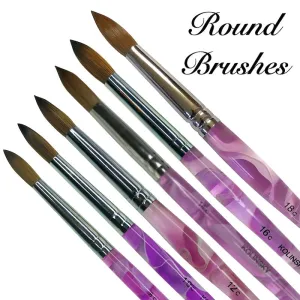 Round Kolinsky Acrylic Brush