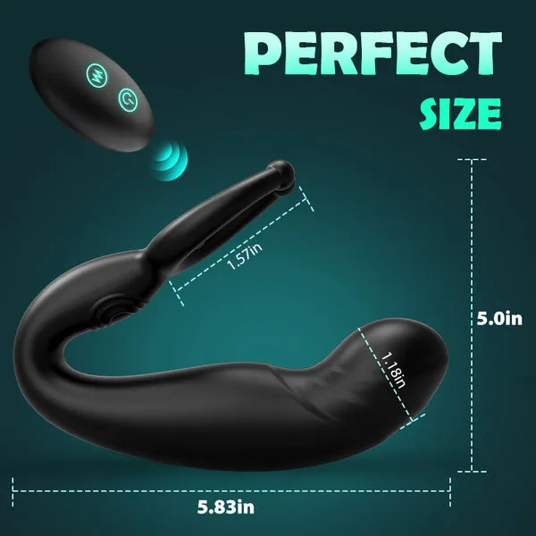 Sensatease - Bead Massage P-spot 9 Vibrating Prostate Massager with Remote Control