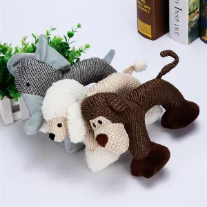 Squeaky Toys - Dog, Monkey & Elephant