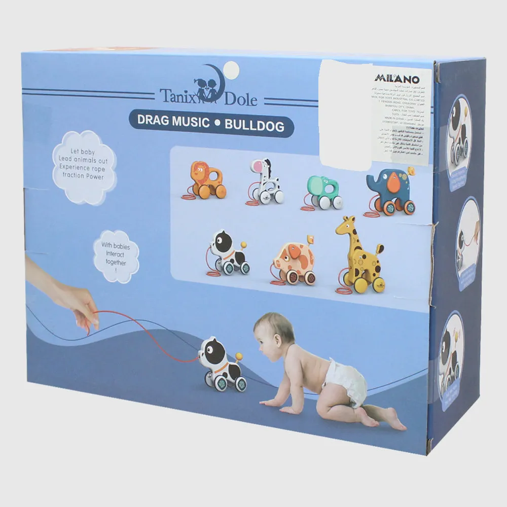 Tanix Dole - Bulldog Push And Pull Toy