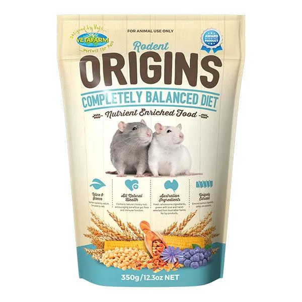 Vetafarm Rodent Origins Small Animal Food 350g