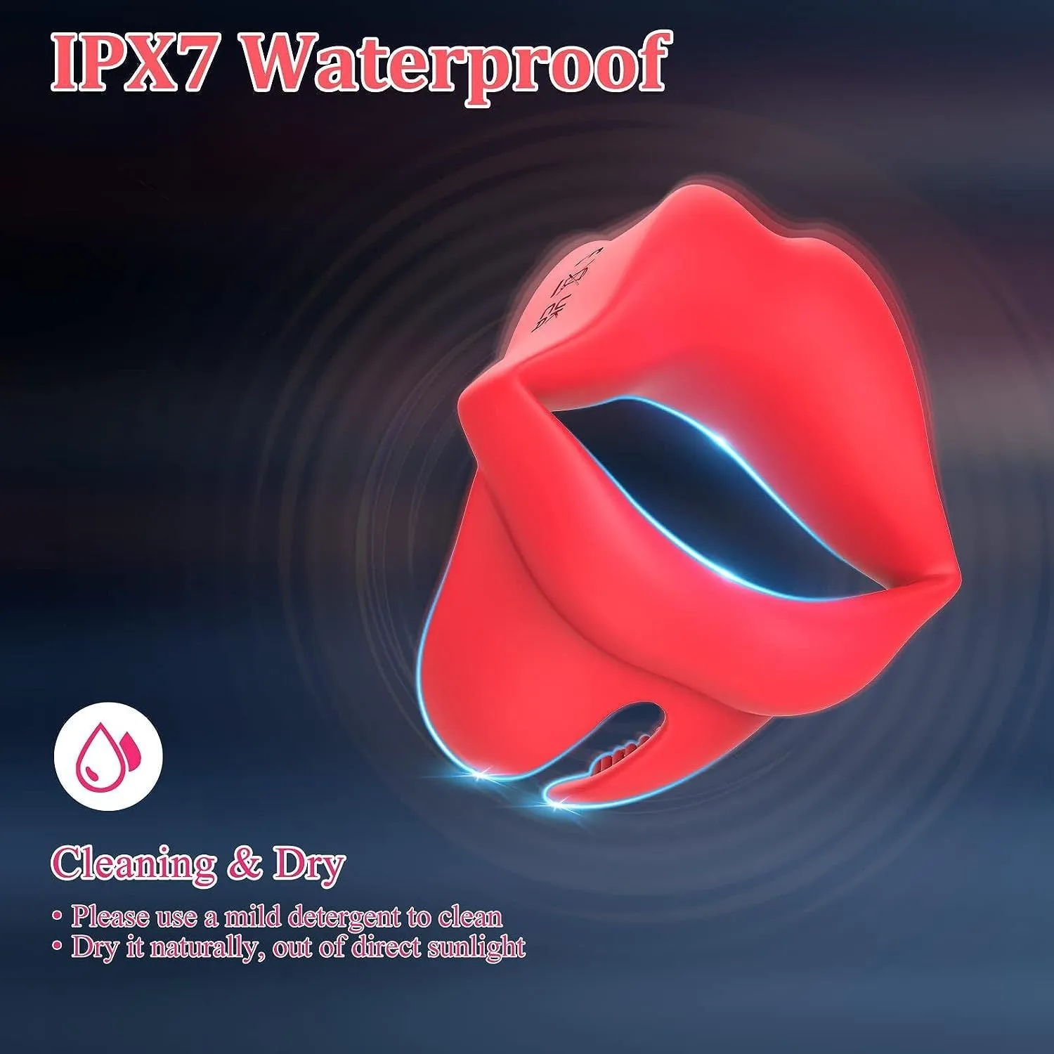 Vibrating Cock Ring Oral Sex Toys - Remote Control Penis Stimulator Mens Vibrator Couple Play