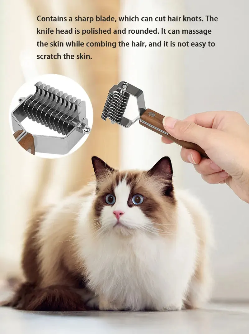 Wood Pet Grooming Kit & Natural Nail Care