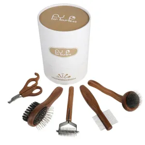 Wood Pet Grooming Kit & Natural Nail Care